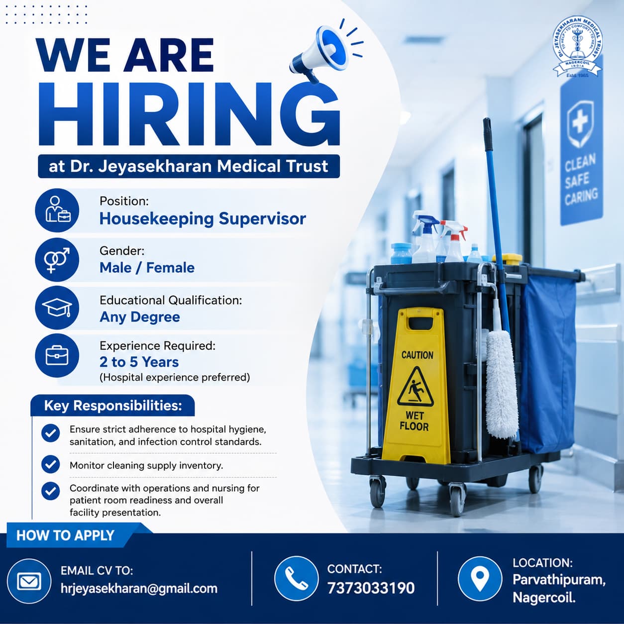 Housekeeping Supervisor